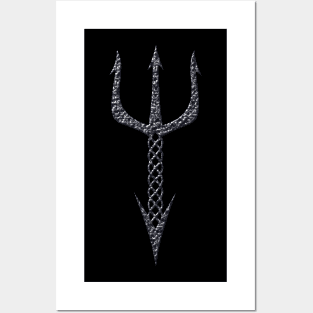 Trident Symbol Posters and Art